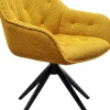 KARE Drehstuhl Carlito Mesh Gelb Discount