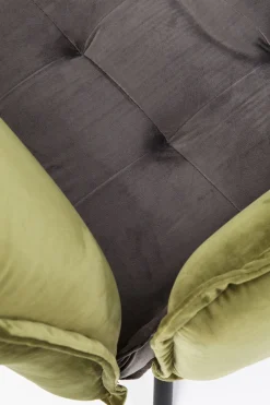 KARE Drehstuhl mit Armlehnen Chelsea Grün Best