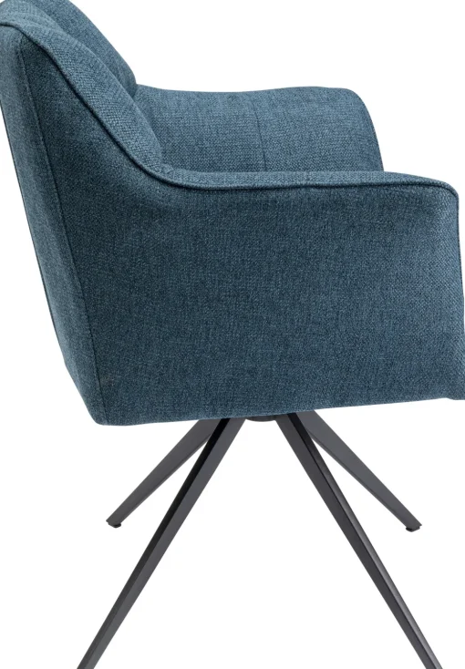 KARE Drehstuhl Thinktank Blau Hot
