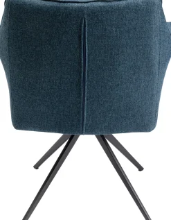 KARE Drehstuhl Thinktank Blau Hot