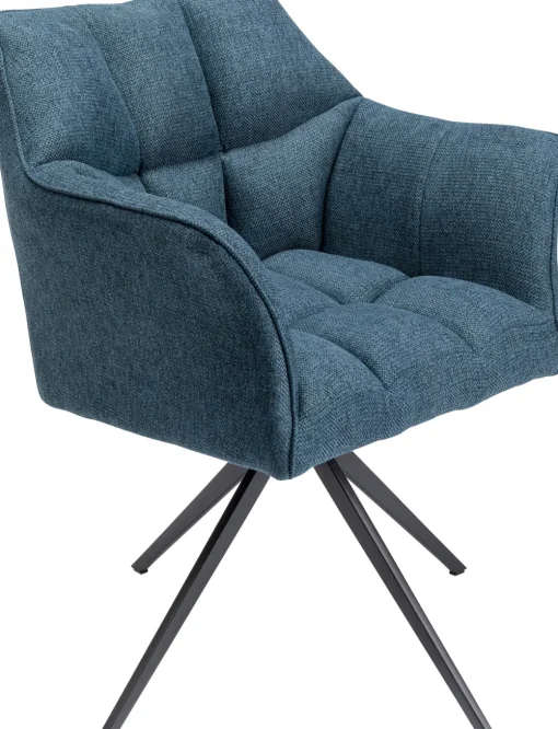 KARE Drehstuhl Thinktank Blau Hot