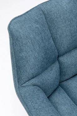 KARE Drehstuhl Thinktank Blau Hot