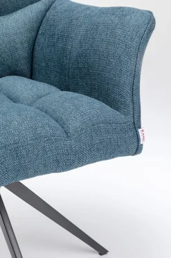 KARE Drehstuhl Thinktank Blau Hot
