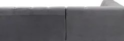 KARE Ecksofa Belami Velvet Grau Links Outlet