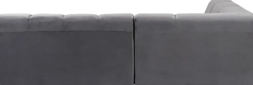 KARE Ecksofa Belami Velvet Grau Links Outlet