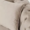 KARE Ecksofa Bellissima Velvet Taupe Links New