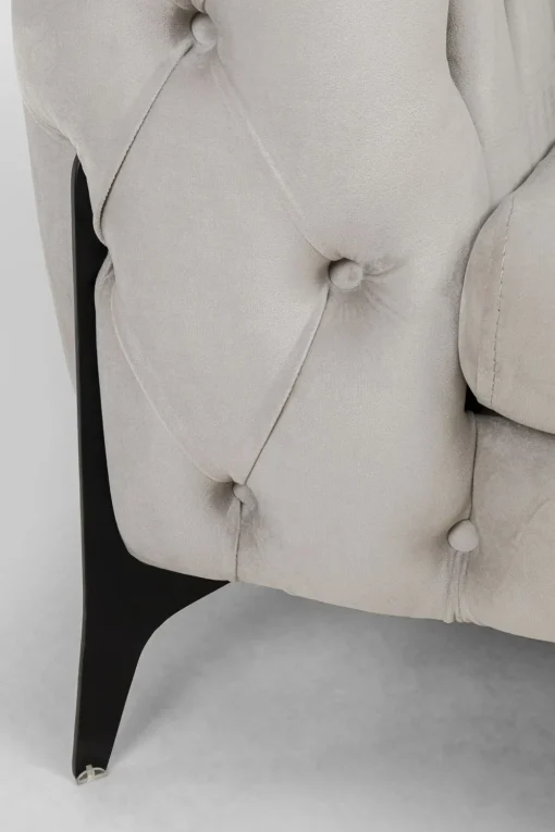 KARE Ecksofa Bellissima Velvet Taupe Links New