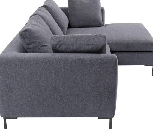 KARE Ecksofa Gianni Grau Rechts Hot