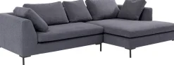 KARE Ecksofa Gianni Grau Rechts Hot