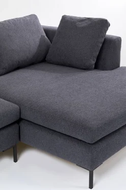 KARE Ecksofa Gianni Grau Rechts Hot