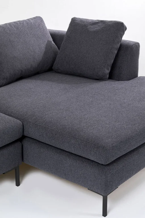 KARE Ecksofa Gianni Grau Rechts Hot