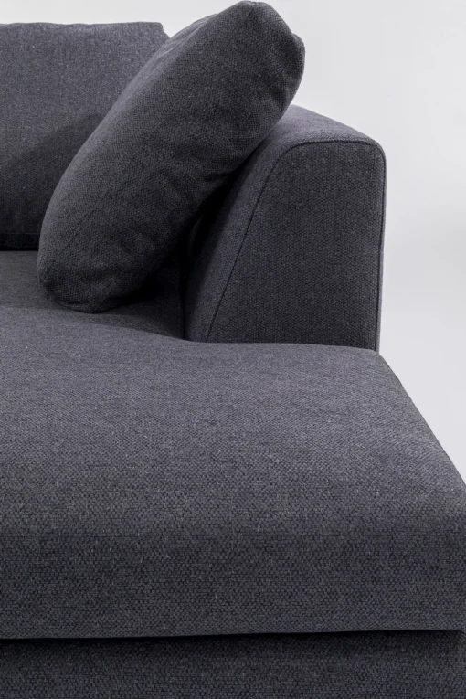 KARE Ecksofa Gianni Grau Rechts Hot