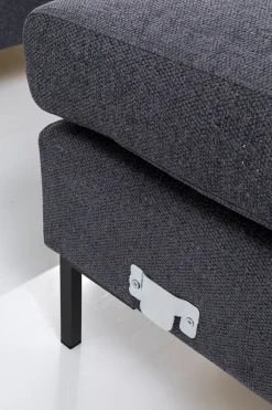 KARE Ecksofa Gianni Grau Rechts Hot
