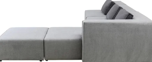 KARE Ecksofa Infinity Atlanta Grau Rechts Sale