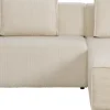 KARE Ecksofa Infinity Ottomane Cord Creme Rechts Best