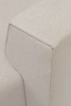 KARE Ecksofa Infinity Ottomane Creme Rechts Fashion
