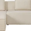 KARE Ecksofa Infinity Ottomane Cord Creme Links Discount