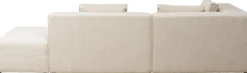 KARE Ecksofa Infinity Ottomane Cord Creme Links Discount