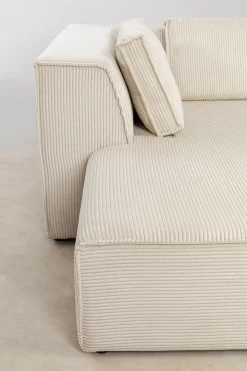 KARE Ecksofa Infinity Ottomane Cord Creme Links Discount
