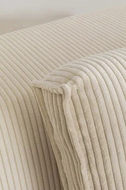 KARE Ecksofa Infinity Ottomane Cord Creme Links Discount