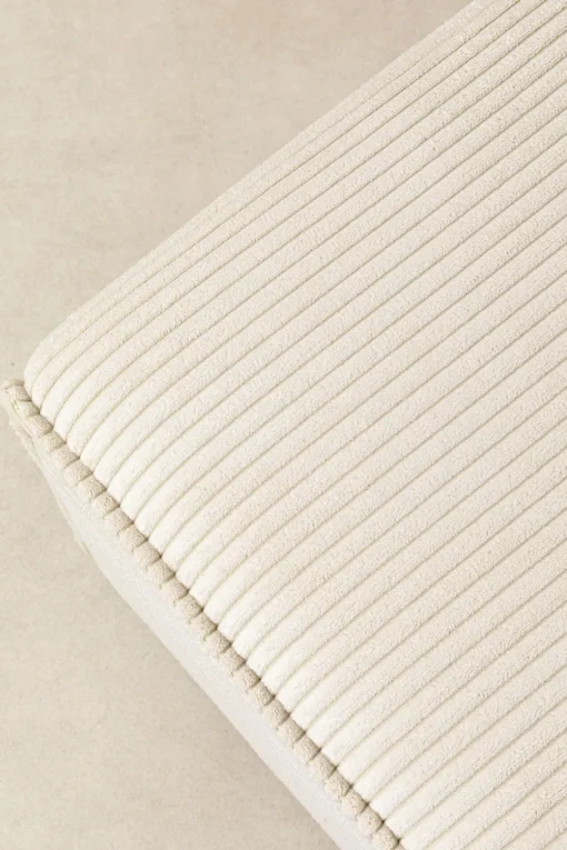 KARE Ecksofa Infinity Ottomane Cord Creme Links Discount