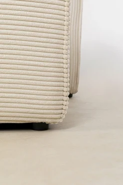 KARE Ecksofa Infinity Ottomane Cord Creme Links Discount