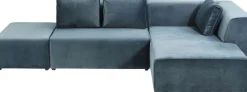 KARE Ecksofa Infinity Velvet Ocean Rechts New