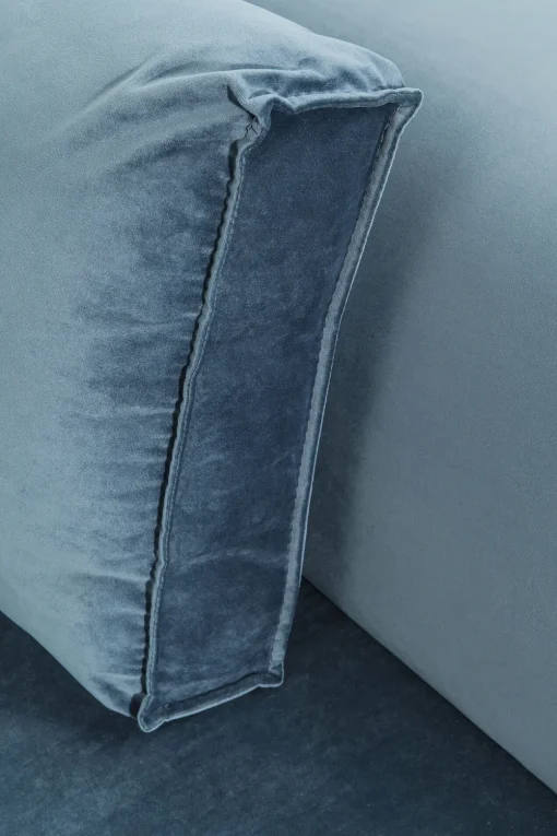 KARE Ecksofa Infinity Velvet Ocean Rechts New