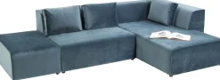 KARE Ecksofa Infinity Velvet Ocean Rechts New