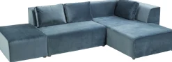 KARE Ecksofa Infinity Velvet Ocean Rechts New