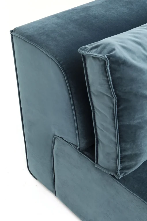 KARE Ecksofa Infinity Velvet Ocean Rechts New