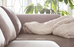 KARE Ecksofa Infinity Velvet Taupe Rechts Discount