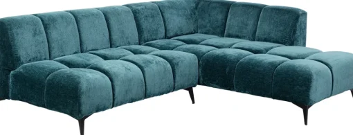 KARE Ecksofa Nia Glam Dunkelgrün Rechts 250cm Clearance