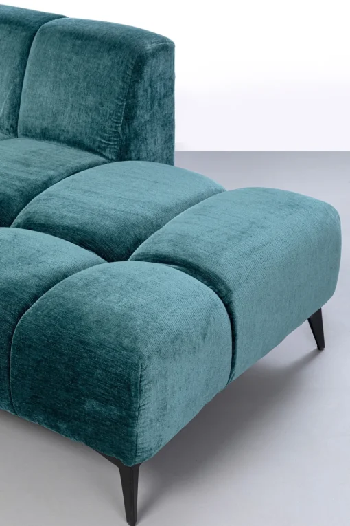 KARE Ecksofa Nia Glam Dunkelgrün Rechts 250cm Clearance