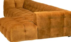 KARE Ecksofa Salamanca Goldbraun Rechts Hot