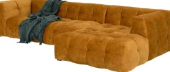 KARE Ecksofa Salamanca Goldbraun Rechts Hot