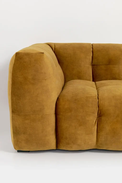 KARE Ecksofa Salamanca Goldbraun Rechts Hot