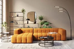 KARE Ecksofa Salamanca Goldbraun Links Online