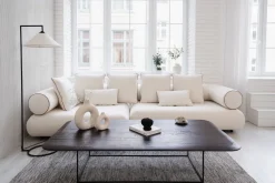 KARE Ecksofa Splendido Creme Links 327cm New