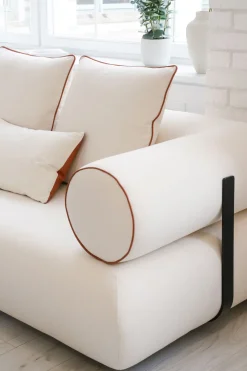 KARE Ecksofa Splendido Creme Links 327cm New