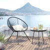KARE Gartenset Acapulco 2tlg Schwarz Sale