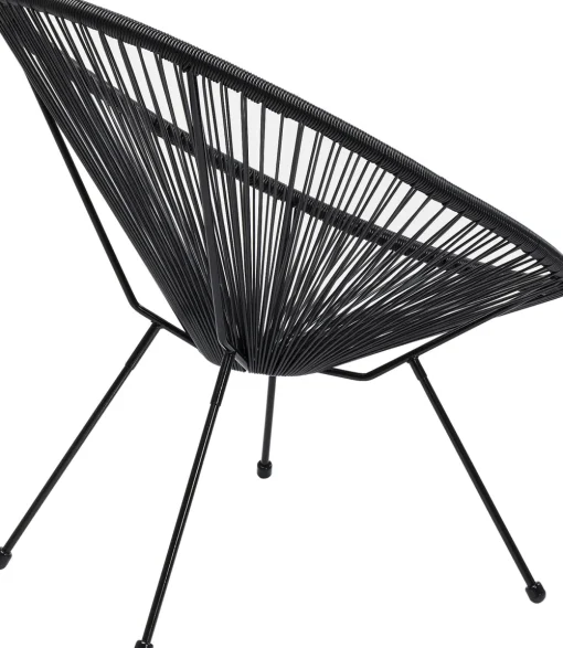 KARE Gartenset Acapulco 2tlg Schwarz Sale