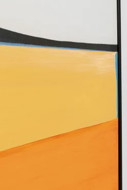 KARE Gerahmtes Bild Abstract Shapes Orange 73x143cm Hot
