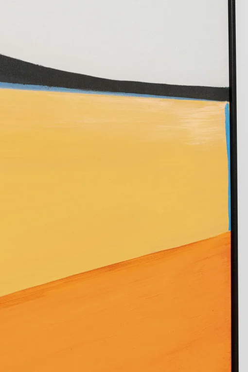KARE Gerahmtes Bild Abstract Shapes Orange 73x143cm Hot