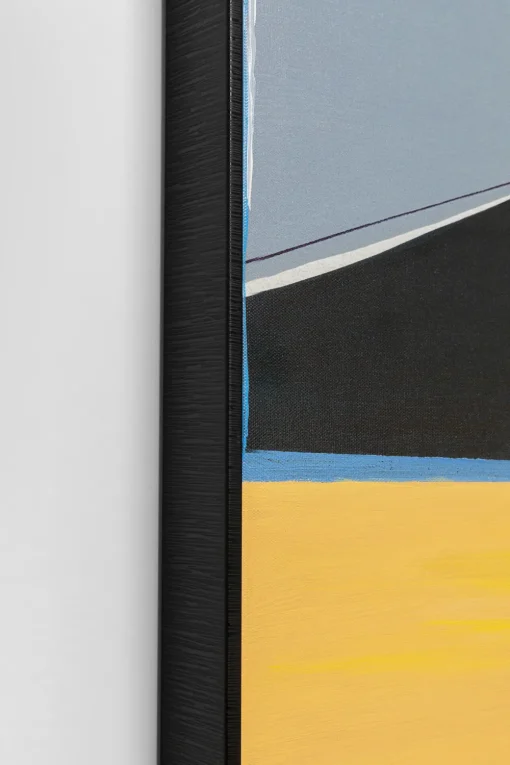 KARE Gerahmtes Bild Abstract Shapes Orange 73x143cm Hot