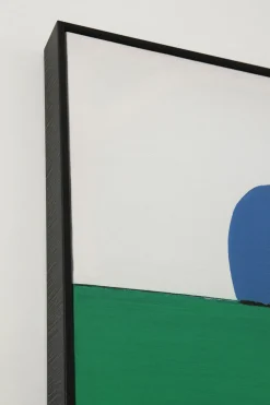 KARE Gerahmtes Bild Abstract Shapes Grün 73x143cm Outlet