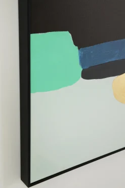 KARE Gerahmtes Bild Abstract Shapes Grün 73x143cm Outlet