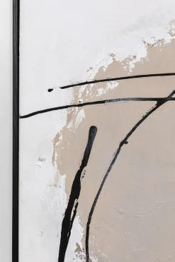 KARE Gerahmtes Bild Dust Grau 100x100cm Sale