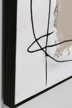 KARE Gerahmtes Bild Dust Grau 100x100cm Sale
