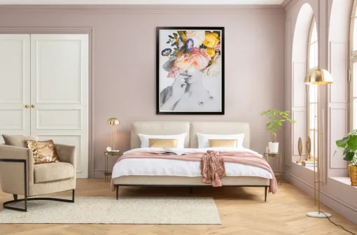 KARE Gerahmtes Bild Flower Lady Pastell 117x154cm Hot